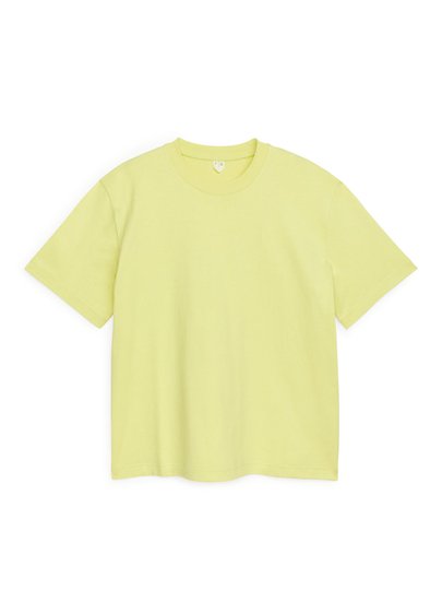 Oversized Heavyweight T-shirt - Yellow