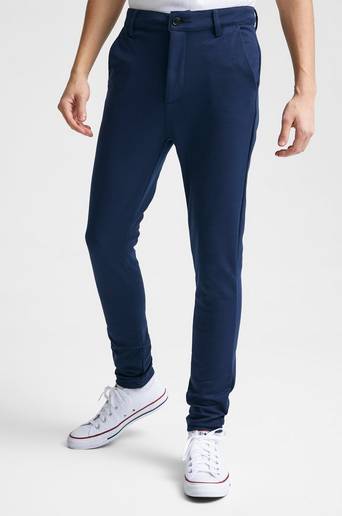 Studio Total Byxor Soft Chino Blå