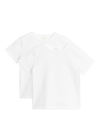 Crewneck T-Shirt Set of 2 - White
