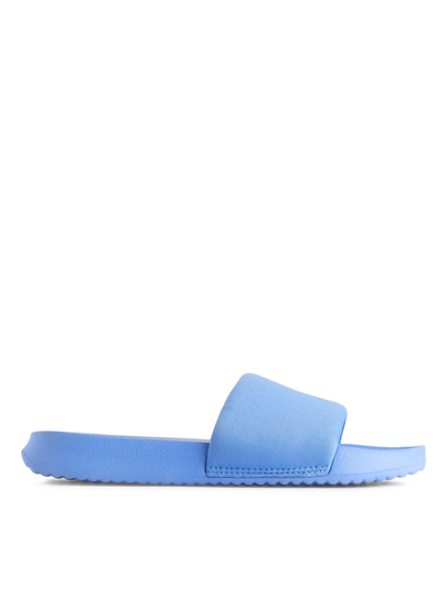 Soft Slide Sandals - Blue