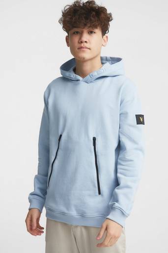 Lyle & Scott Hoodie Zip Pocket LB OTH Hoodie Blå