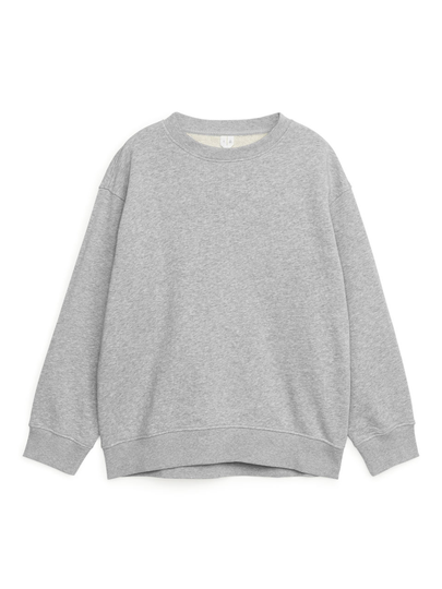 Soft French Terry Sweatshirt - Grey