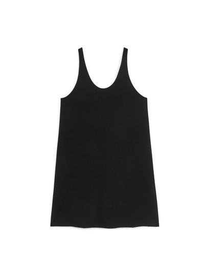 Jersey Tank Dress - Black
