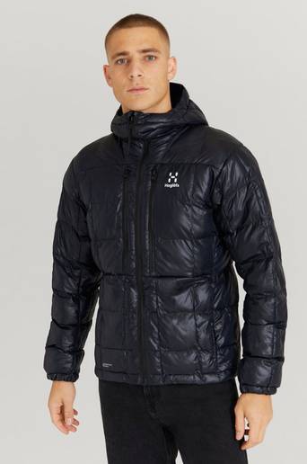 Haglöfs Pufferjacka Roc Mimic Hood Men Svart