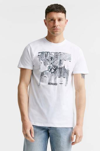 Dedicated T-Shirt Stockholm Revolver Vit