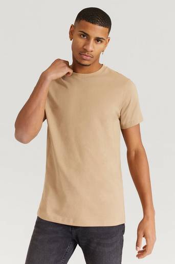 Bread & Boxers T-Shirt Crew Neck Cotton Brun
