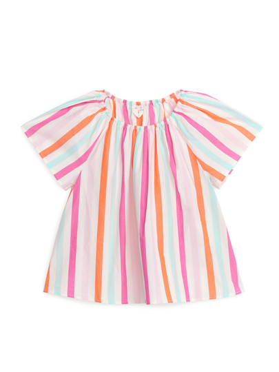 Woven A-Line Top - Orange