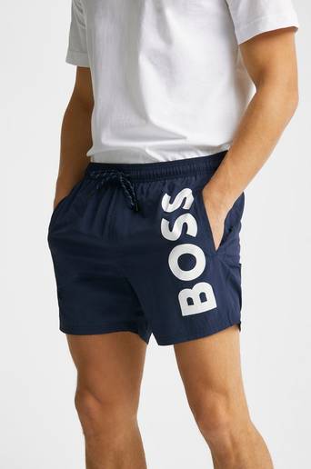 BOSS Badshorts Octopus Blå