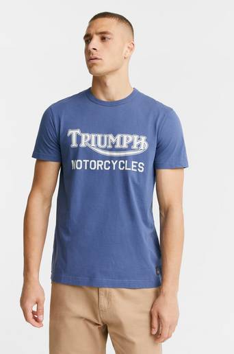 Triumph T-Shirt Barwell Tee Blå