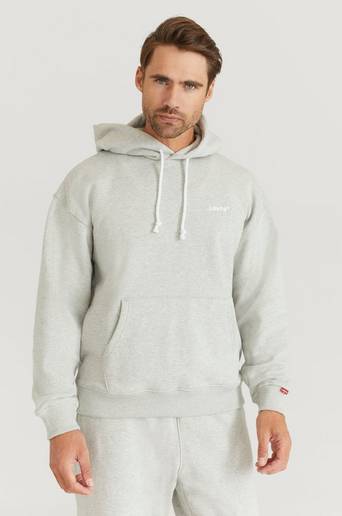 Levi's Hoodie Red Tab Sweats Hoodie Mineral Grå