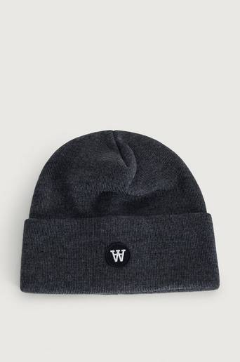 Wood Wood Mössa Gerald Tall Beanie Grå