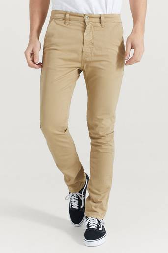 Nudie Jeans Chinos Slim Adam Beige Natur