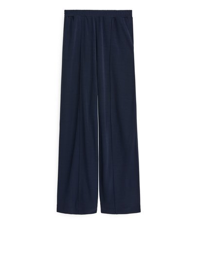 Viscose Trousers - Blue