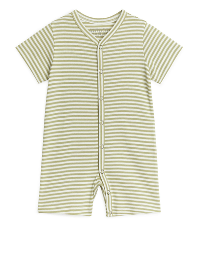 Short Sleeve All-in-One Pyjama - Yellow