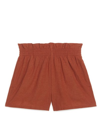 Paperbag Shorts - Orange