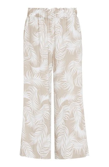 Cellbes Mönstrad culottebyxa Beige Mönstrad