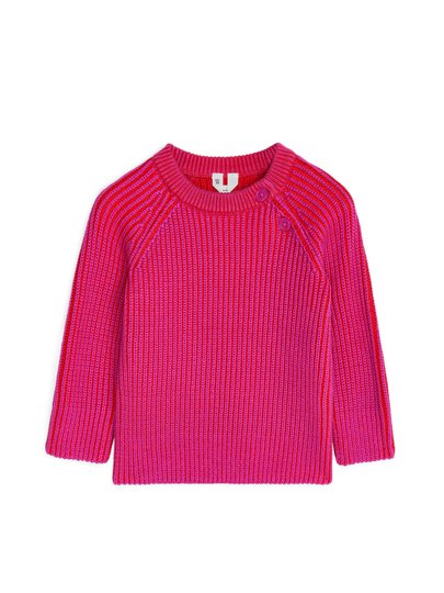 Two Toned Jumper - Pink