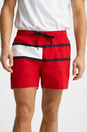 Tommy Hilfiger Badbyxor Medium Drawstring Röd