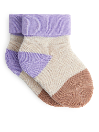 Terry Socks - Purple