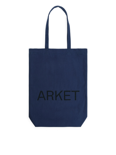 ARKET Canvas Tote - Blue