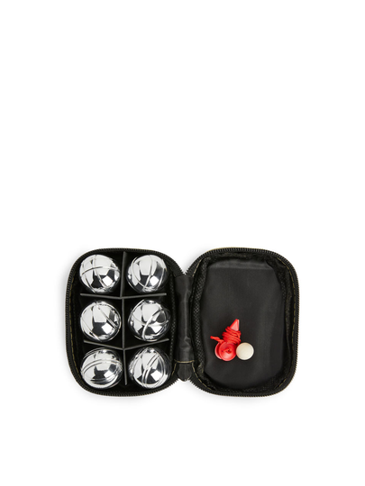 Kikkerland Mini Boules Set - Silver