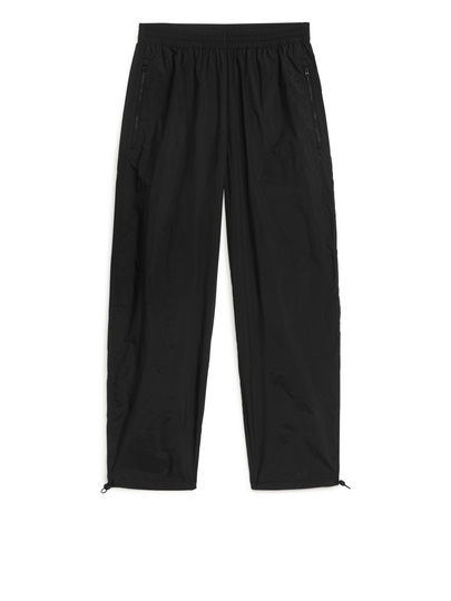 Lightweight Nylon Trousers - Black
