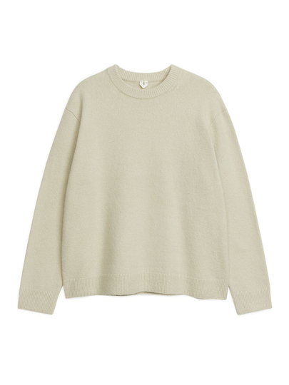 Cotton-Blend Jumper - Green