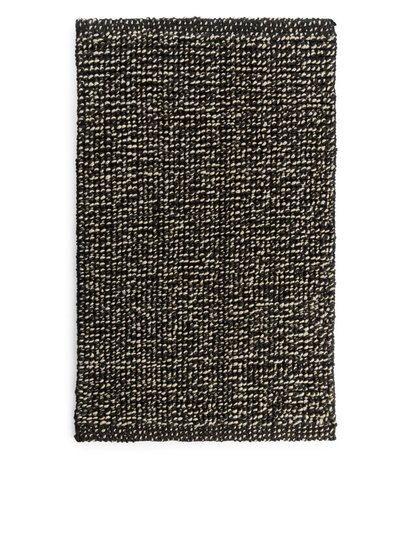 Jute Door Mat - Black