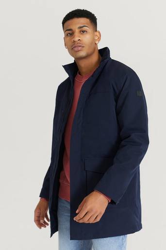 Les Deux Jacka Seb Parka Coat Blå
