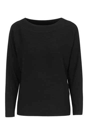 Soyaconcept Finstickad jumper Dollie Svart