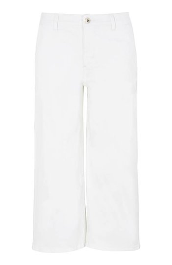 Cellbes Stretchiga jeans i culottemodell. Vit