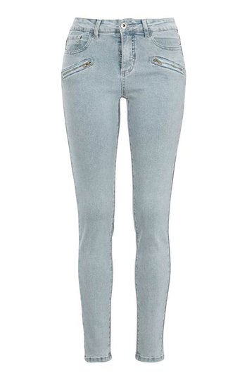 Cellbes Smala femficksjeans i ljus denim Ljusblå Denim