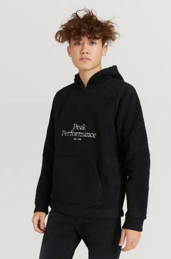 Peak Performance Ziptröja Jr Original Pile Half Zip Svart