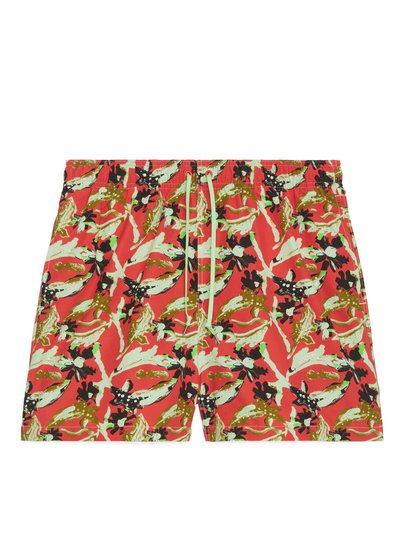 Printed Swim Shorts - Green