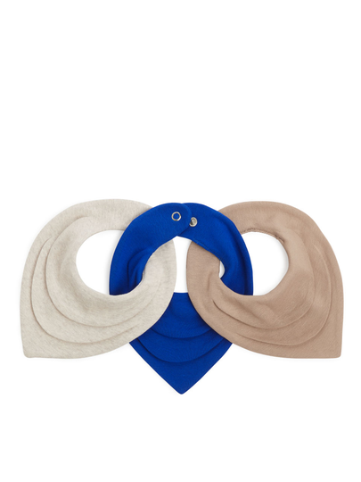 Jersey Bib, Set of 3 - Beige