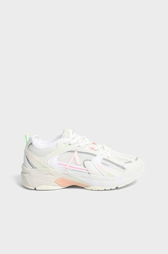 ARKK Copenhagen Sneakers Oserra Mesh S-SP Marshmallow Paradise Green - Men Vit