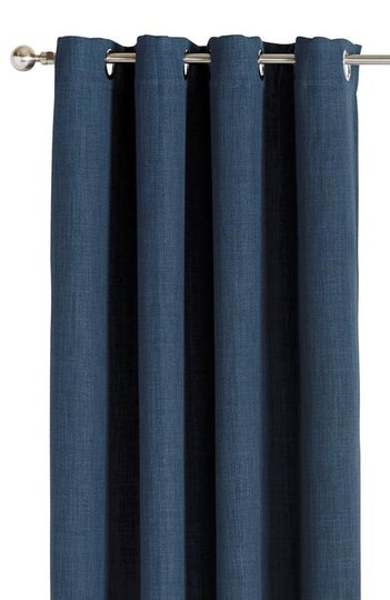 Cellbes Mörkläggningsgardin enfärgad 2-Pack Marin