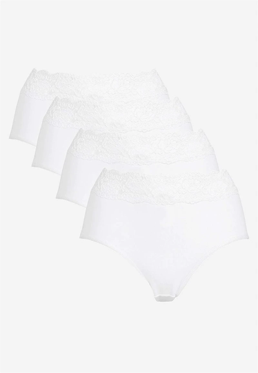 Miditrosa i ekologisk bomull 4-pack