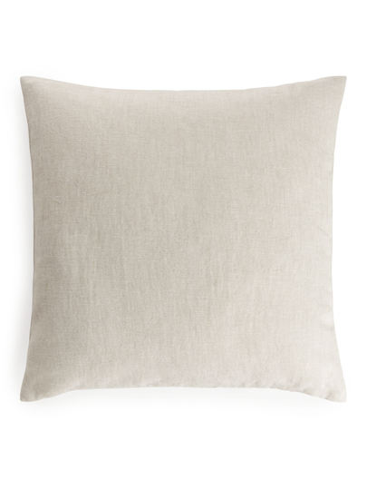Linen Cushion Cover 50 x 50 cm - White