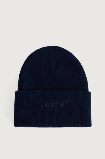 Levi's Mössa Wordmark Beanie Blå