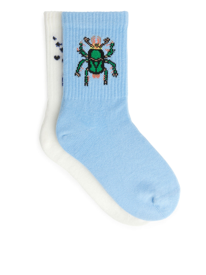 Cotton Socks - Blue