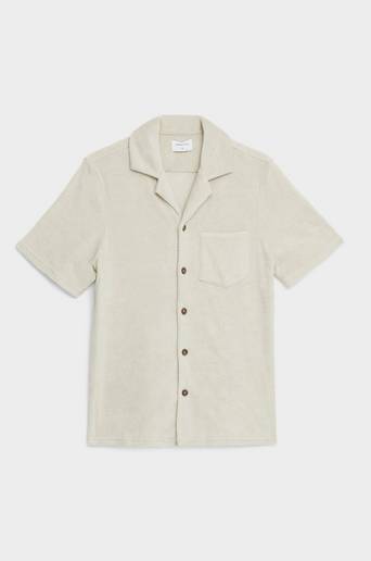 Studio Total Terry Camp Shirt Beige