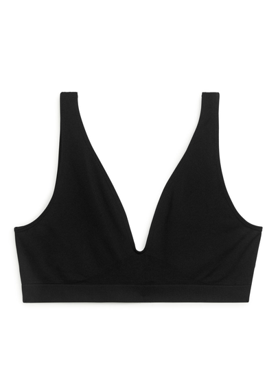 Seamless Soft Bra - Black