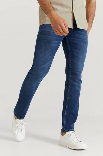 Nudie Jeans Jeans Grim Tim Indigo Myth Blå