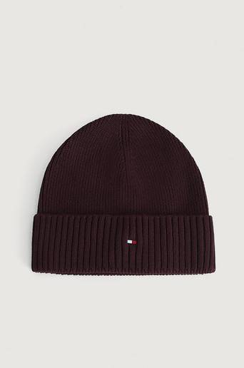 Tommy Hilfiger Mössa Pima Cotton Beanie Röd