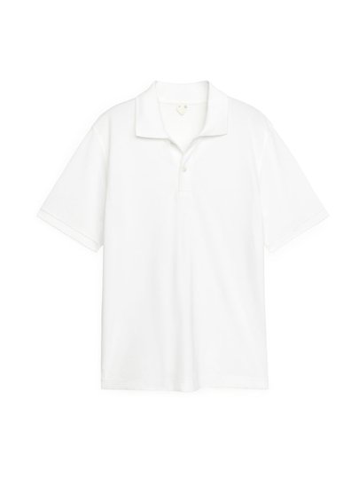 Piqué Polo Shirt - White