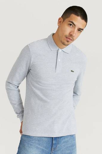 Lacoste Pikétröja Long Sleeve Original Polo Piké Grå