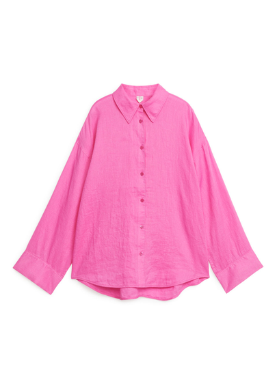 Linen Shirt - Pink