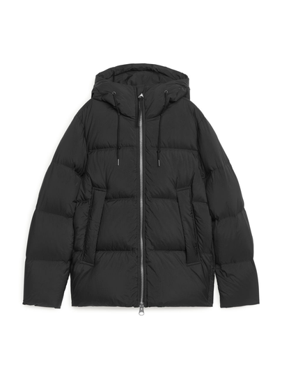 Down Puffer Jacket - Black