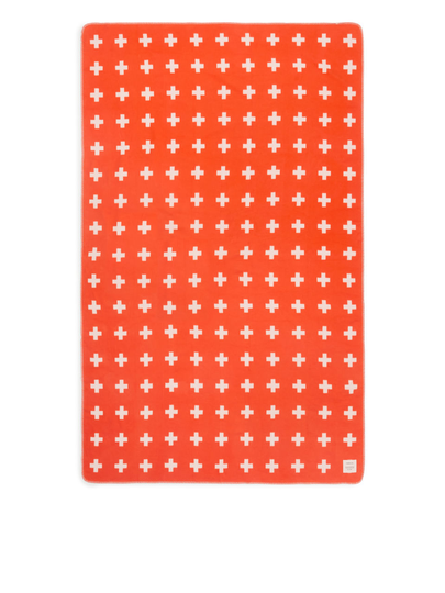 Pia Wallén Cross Blanket - Orange
